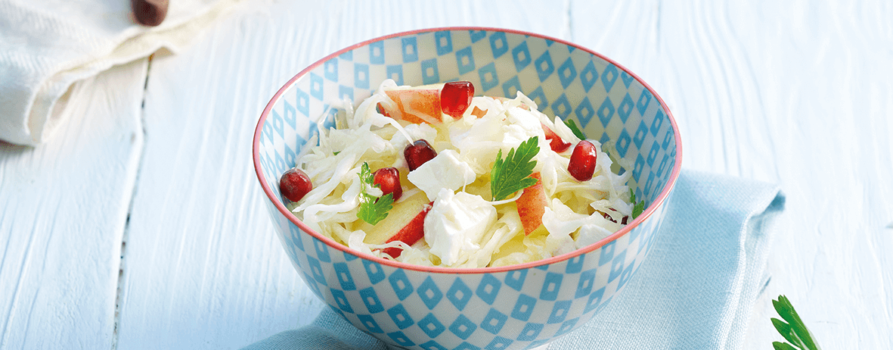 Rezept Kabissalat Mit Apfel Und Granatapfel