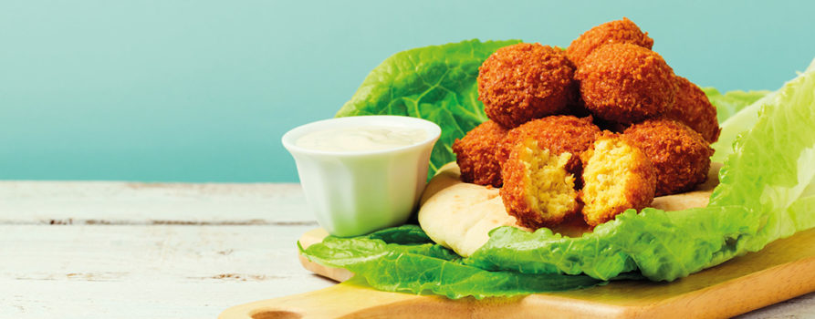 Falafel mit Gurken-Jughurt